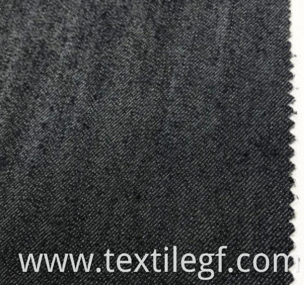 Deep Navy Denim Bonded Fabric